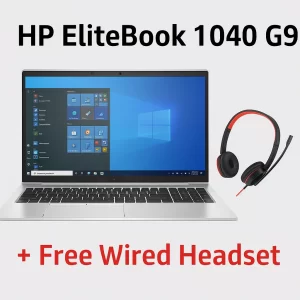HP EliteBook 1040 G9 Core i7 12th Gen 16GB RAM 512GB SSD Win 11 Pro 14″ FHD 1yr Warranty