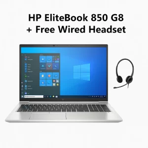 HP EliteBook 850 G8 Core i5 11th Gen 16GB RAM 512GB SSD 14″ Inches Win 10 Pro 1 Year Warranty