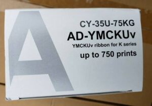 Original CY-35U-75KG AD YMCKUv Ink Ribbon (CY-35U-75E)