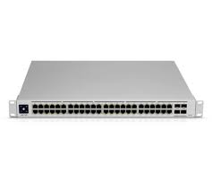 Ubiquiti UniFi Pro 48-Port PoE Managed L2/L3 Gigabit Ethernet Rack Mounting 1U Silver Switch